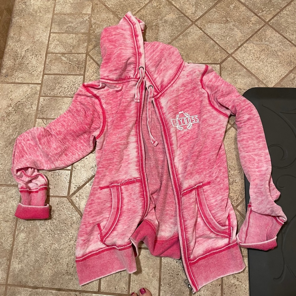Lady Boss soft cozy zip hoody